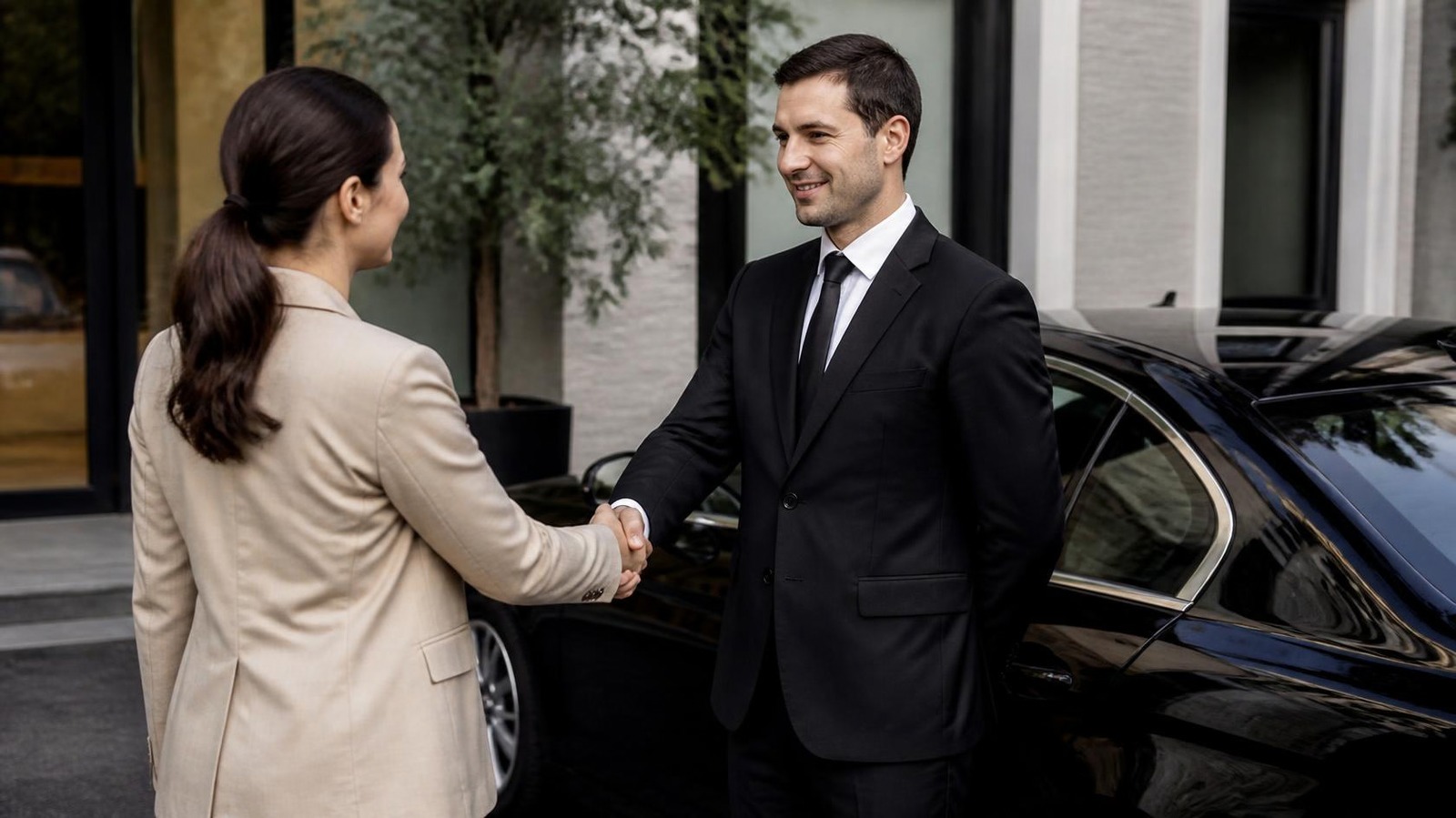 Travel agent partnering with a Redy2go chauffeur